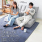 【グレー】3WAY 座椅子 リクライニング ハイバック リクライニングソファ 二人用 幅130cm ワイド ソファーベッド 2人掛け おしゃれ コンパクト ゆったり 大きめ ソファー ソファ ソファベッド 折りたたみ ベッド ダブル セミダブル