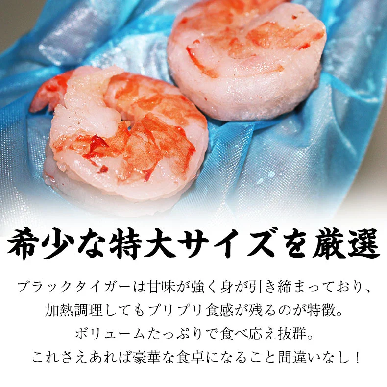 むきえび 特大 ブラックタイガー 1kg