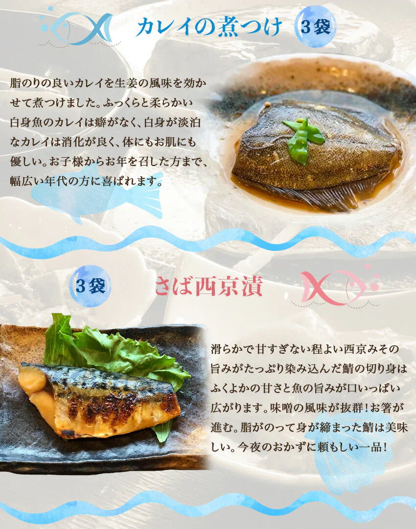 5種15食魚の食べ比べセット