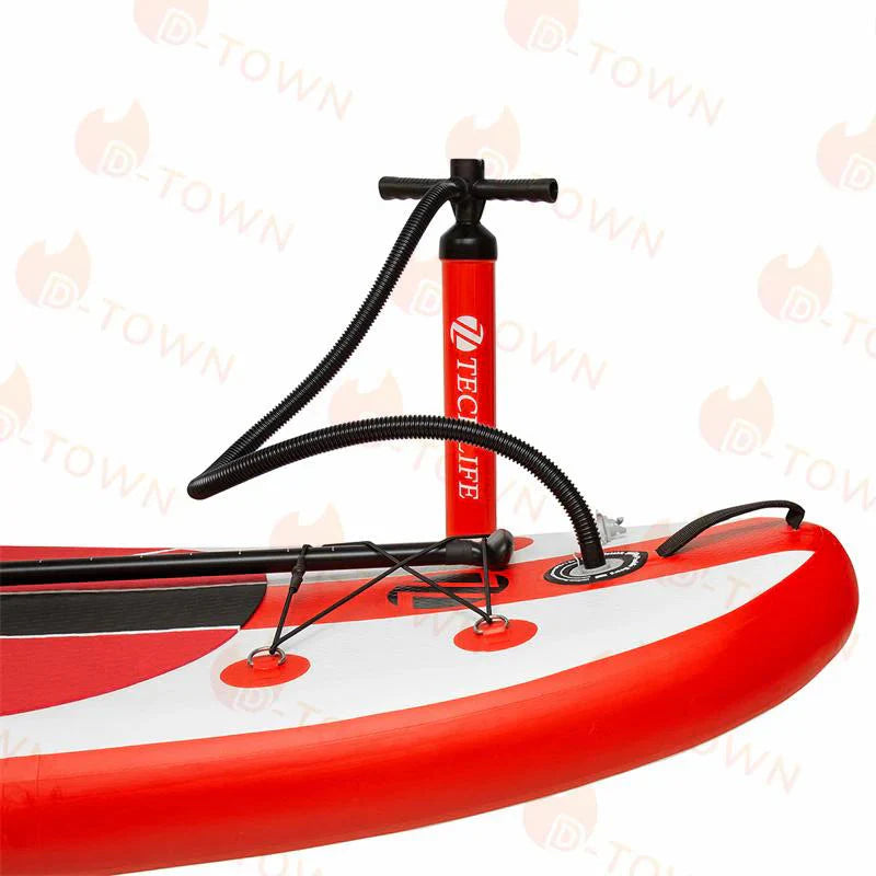 即納商品 サーフボード インフレータブル supボード SUP サップ 初心者 中級者 滑り止め 7点セット SUPボード ヨガ 釣り 海 夏 アウトドア スポーツ w056A(レッド)