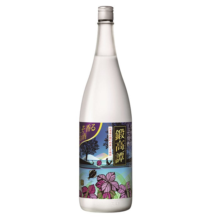 合同酒精 しそ焼酎 鍛高譚 20度 1800ml 1.8L 1本【ご注文は1ケース(6本)まで同梱可能】