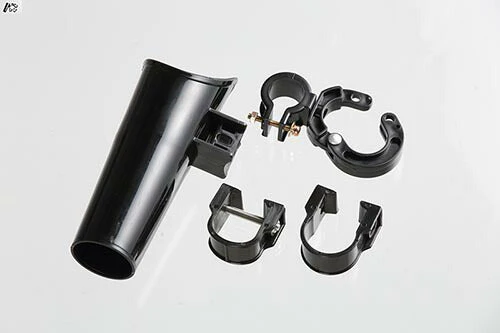 【シルバー】自転車 カサホルダー Ver.21 傘 雨 収納 持運び 厚手 傘かけ 傘おき 電動アシスト 普通自転車 川住製作所