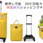 [バギング] ［神戸リベラル］ ショッピングキャリー 横押し 4輪 軽量 ショッピングカート 保温保冷 完成品 905 (レッド)