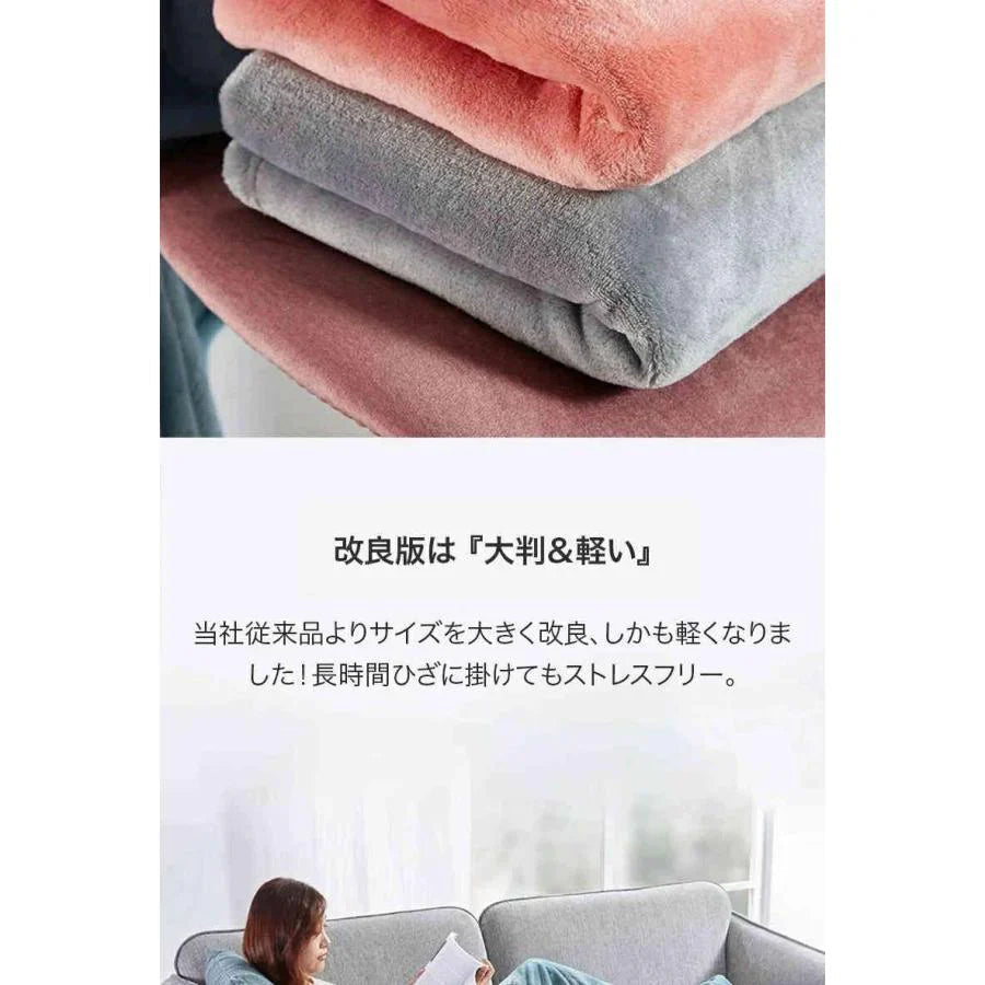 毛布 フランネル ブランケット 100*140cm ひざ掛け用 マイクロファイバー あったか 洗える 軽い 薄い 暖かい ひざ掛け 肌触り柔らかい シンプル 洋式 w548A(ブルー)