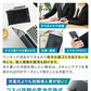 （ブラック）電子メモ 電子パッド 8.5インチ 厚さ5mm ロック機能付 保存可能 日本製電池使用 メモ帳