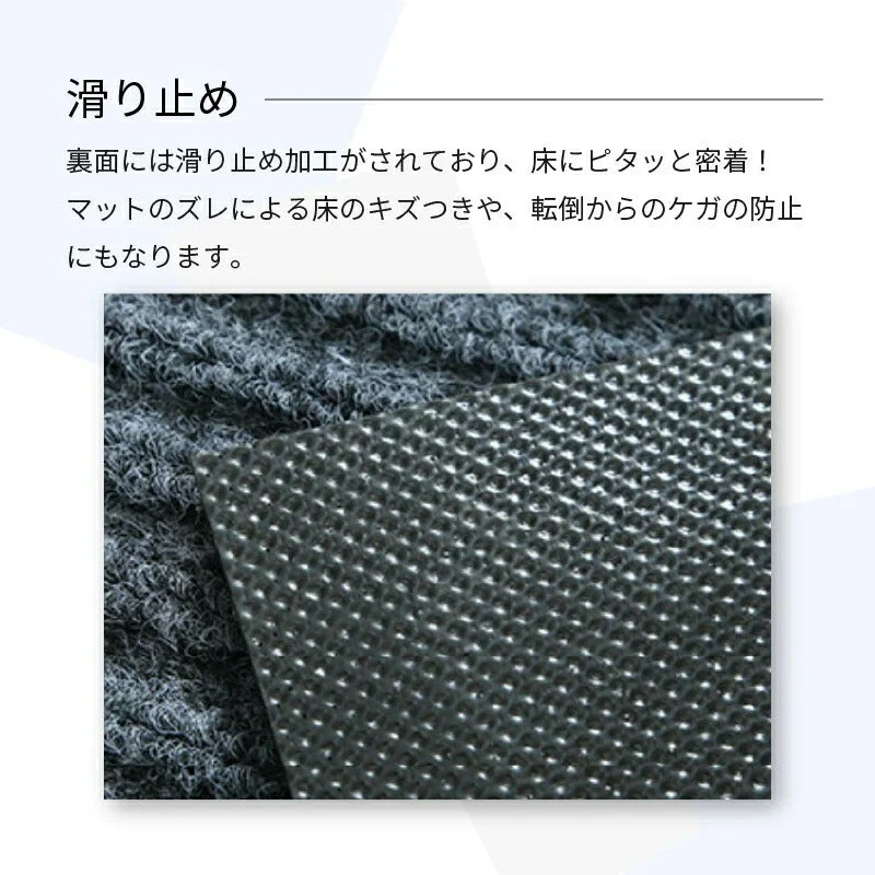 【ブラック 80×120cm】玄関マット 屋外 室内 おしゃれ 北欧 泥落とし 洗える かわいい 風水 大判 40×60cm 50×80cm 60×90cm 80×120cm 120×150cm 無地 滑り止め 業務用 丸洗い 水洗い ドアマット 店舗 飲食店 オフィス 事務所