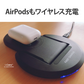 （ブラック タイプC仕様）【ワイヤレス +急速AC04アダプター セット】 急速ワイヤレス充電器 18W 急速アダプタ 付き　17-BAT39-ACSET