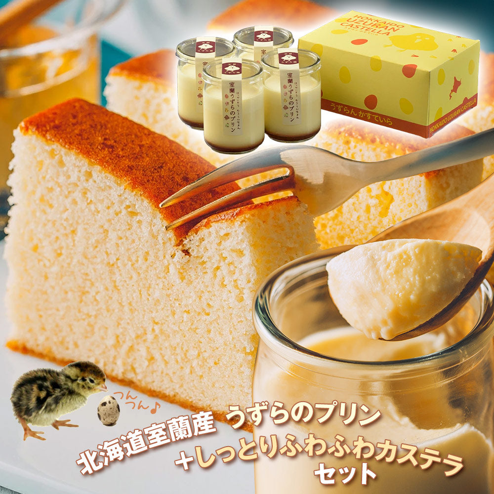 北海道 「プリン・カステラセット（小）」 【送料込み】