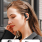 ワイヤレスイヤホン Bluetooth 5.3 耳掛け式 片耳 超軽量ブルートゥースヘッドホン ヘッドセット HIFI高音質 ワンタッチ操作 低遅延 左右分離型 自動ペア s091B(ブラック)