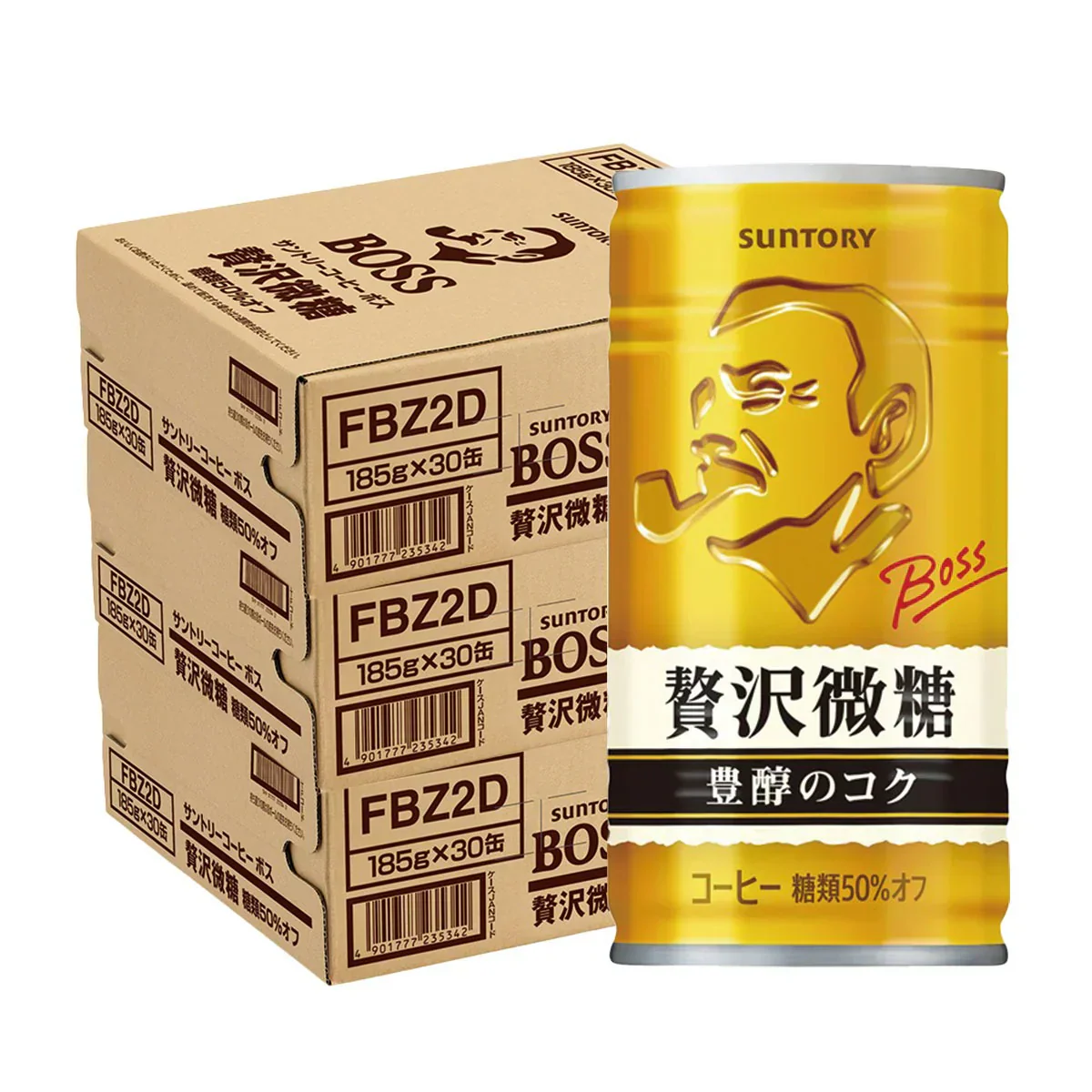 サントリー BOSSボス 贅沢微糖 185ml×3ケース/90本