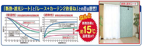 ヴィクトリー インテリアアート断熱・遮光シート２枚組 グリーン系 90×200cm  紫外線カット UVカット 遮熱 遮光 窓ガラス 省エネ 節電