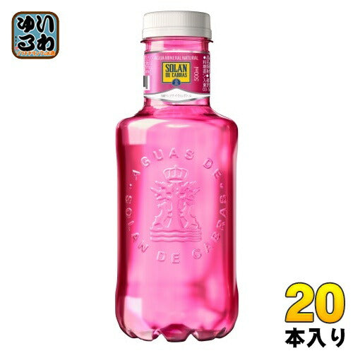 スリーボンド貿易 ソラン・デ・カブラス ピンクボトル 500ml ペットボトル 20本入 水 ミネラルウォーター 中硬水 〔ミネラルウォーター〕