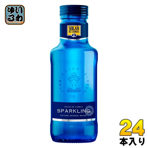 スリーボンド貿易 ソラン・デ・カブラス スパークリング 330ml 瓶 24本入 〔ミネラルウォーター〕