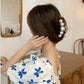 (A)パール バンスクリップ ヘアクリップ アクセント バレッタ まとめ髪 髪飾り ヘアアクセサリー 髪留め ヘアアレンジ