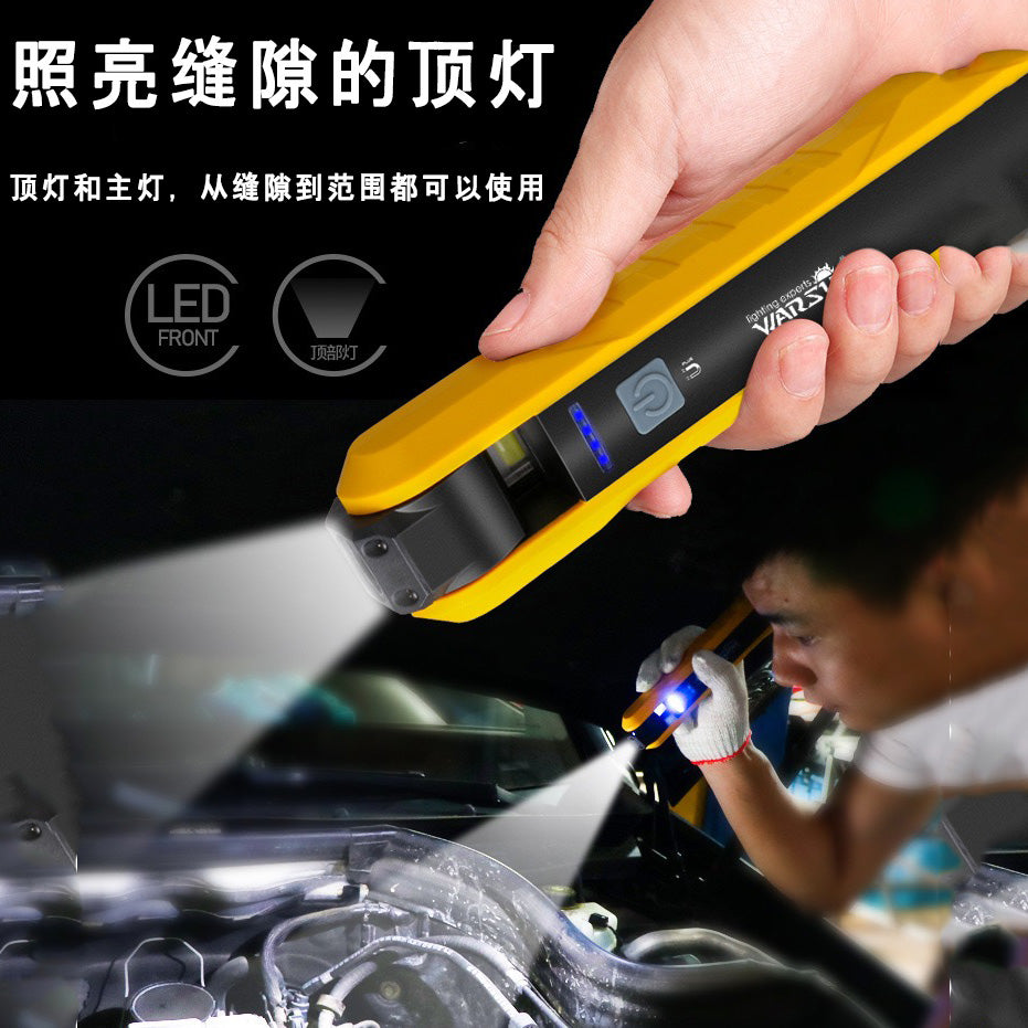 LED作業灯 COBライト ワークライト ハンディライト 懐中電灯 led USB充電式 マグネット機能搭載 夜間作業 折り畳み式 小型　日常応急照明/自動車整備/夜間作業(w148)