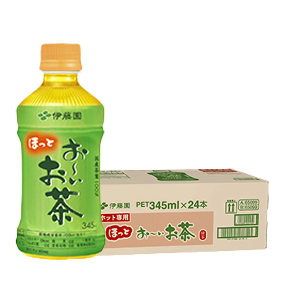 【送料無料】伊藤園 お〜いお茶 緑茶 ホットPET  345ml×24本【本州(一部地域は除く)は送料無料】