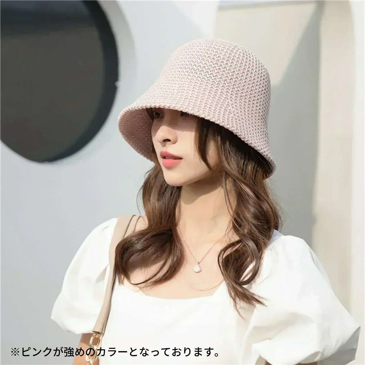 (ピンクベージュ) 帽子 レディース 遮光 バケットハット ハット 夏 接触冷感 黒 uv 紫外線対策 日よけ 深め