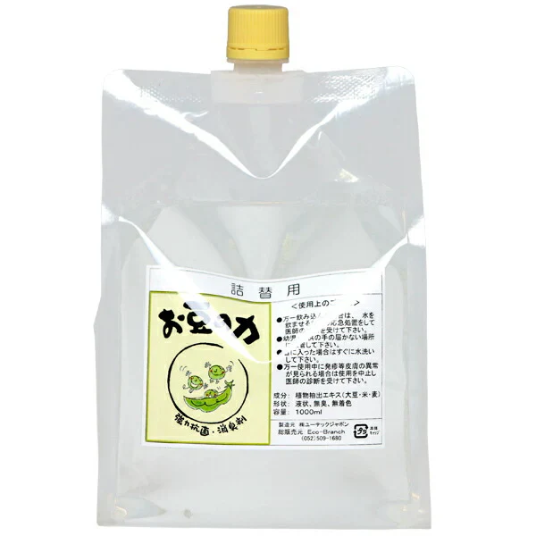 お豆の力（大豆の力）1000ｍｌ安全成分の強力抗菌消臭剤
