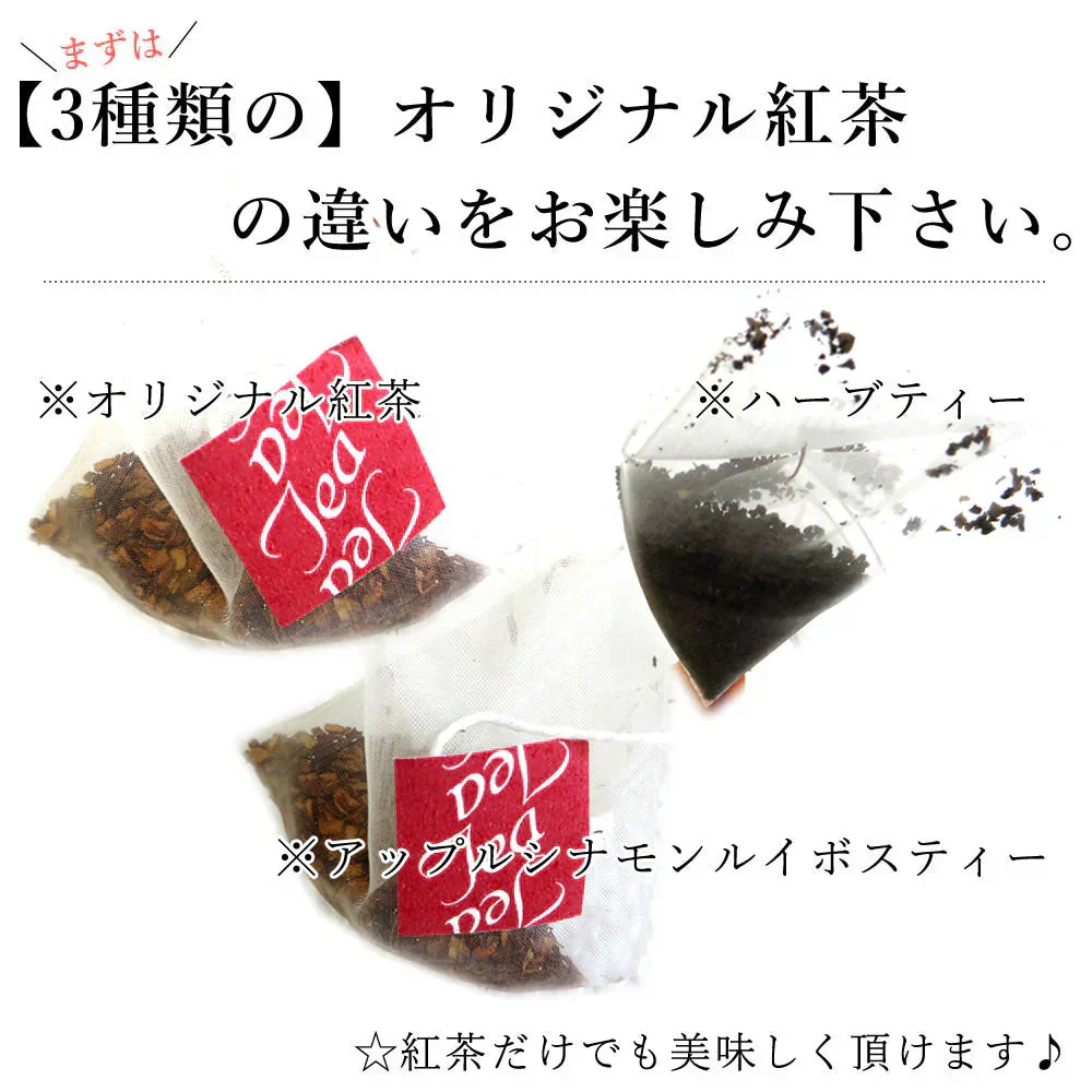 【36袋セット】まいにちのドライフルーツティー 12袋×3種類 ハーブティー ルイボスティー 紅茶 食べれる ギフト 贈り物 大容量 業務用