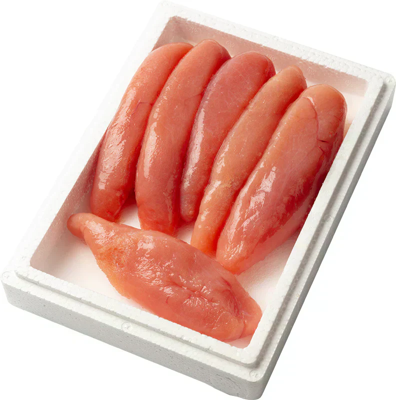 無着色 たらこ １本物 700g  特大サイズのたらこで粒々感抜群