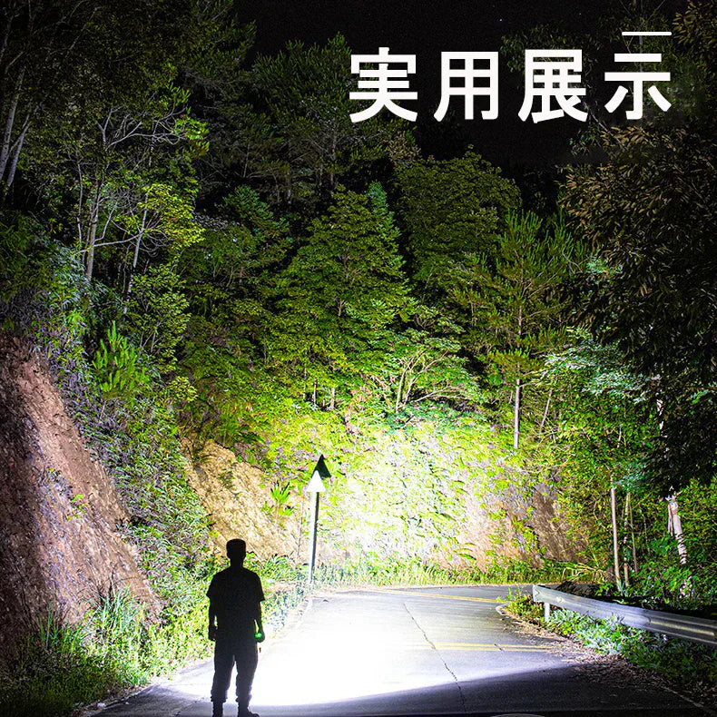 ブラックled 懐中電灯 小型 軍用 超高輝度  ledライト USB充電式 18650リチウム ハンディライト ミニ 軽量 明るい SOS点滅 防水 防災 地震 停電対策 携帯に充電が可能ですw132B(ブラック)