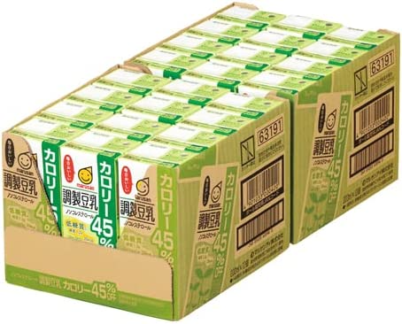 【送料無料】マルサンアイ 調製豆乳 カロリー45%オフ パック 200ml×2ケース/48本