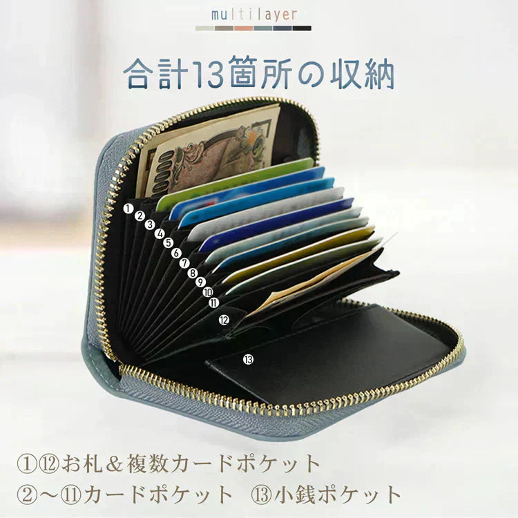 予約・2月中旬迄に順次発送】ミニ財布 「ネイビー」 お札折らない