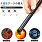 電子ライター 着火ライター USB充電式 プラズマ 電気 usb ライター 小型 充電式 ガス?オイル不要 防風 軽量 薄型 プレゼント メンズ レディース w123C(ローズゴールド  )