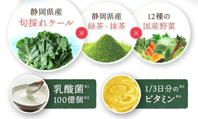 おいしい旬採れケール青汁　３袋入（ ケール 青汁 健康飲料 野菜 飲みやすい 緑茶 お茶 サプリメント ）【カウシェファーム収穫対象商品】