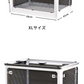 XINYF 収納ボックス(ホワイト-1個, 67×47×37cm-116.5L)折りたたみ 蓋付き 積み重ね 全方向から取り出せる 収納ケース プラスチック キャスター付き