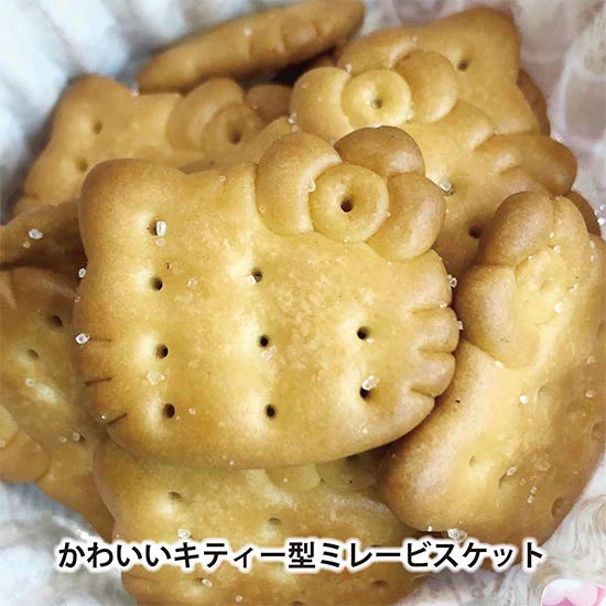 送料無料 のむら ミレービスケット ハローキティ 4連 サンリオ コラボ 1ケース 10個入り