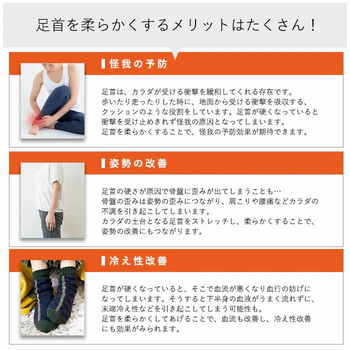 【医師推奨！１日3分で疲れリセット！】足首 ストレッチボード 天然木 木製 ふくらはぎ 5段階調節 アキレス腱 ストレッチ 器具 竹ふみ器具 マッサージ 高齢者 シニア ギフト プレゼント / 足首のびのび