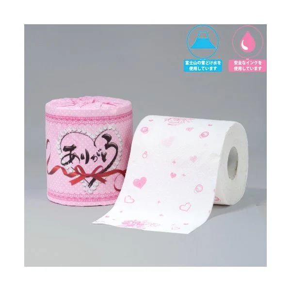トイレットペーパー ギフトボックス ほんの気持ち ありがとう+感謝 2ロール入りＸ50箱