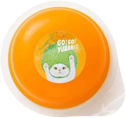 【北海道限定 】 GO! GO! YUBARI!! 夕張メロンゼリー 1缶(4個入り) 紙袋付き DADACA 北海道 夕張 母の日 お返し お土産 誕生日 猫 ねこ ネコ CACAOCAT (1缶)