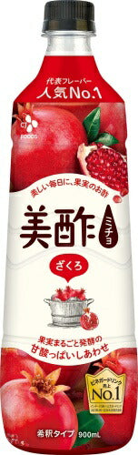 CJジャパン プティチェル 美酢 ミチョ ざくろ 900ml プラスチックボトル 12本入 酢飲料 希釈用 お酢 果実酢