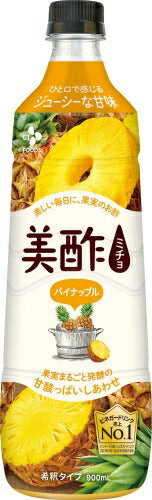 CJジャパン 美酢 ミチョ パイナップル 900ml プラスチックボトル 12本入 酢飲料 希釈用 お酢 果実酢