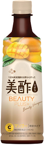 CJジャパン 美酢(ミチョ) ビューティープラス マンゴー 400ml ペットボトル 40本 (20本入×2 まとめ買い) 〔酢飲料〕