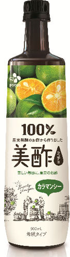 CJジャパン 美酢(ミチョ) カラマンシー 900ml ボトル 12本入 〔酢飲料〕