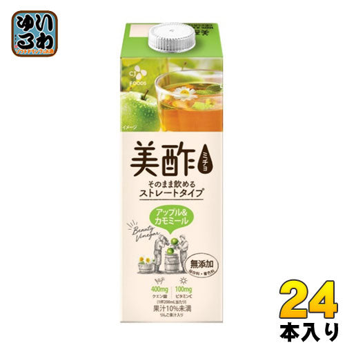 CJジャパン 美酢(ミチョ) アップル&カモミール 950ml 紙パック 24本 (12本入×2 まとめ買い)