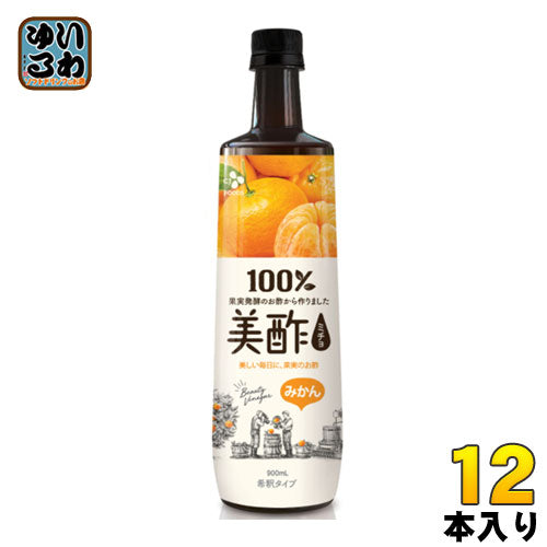 CJジャパン 美酢(ミチョ) みかん 900ml ボトル 12本入