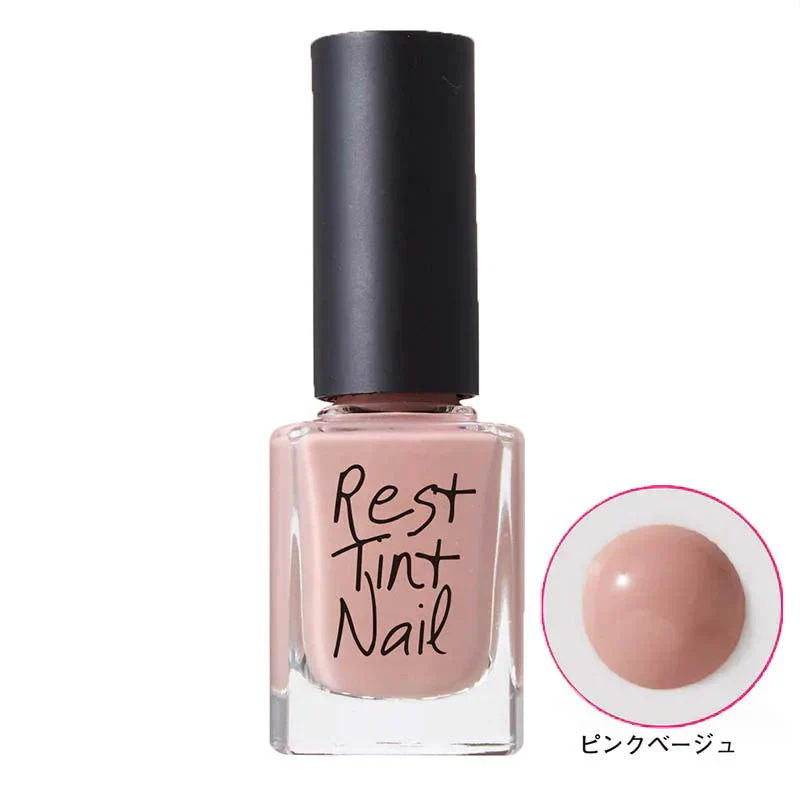 【休息ティントネイル 10ml】ネイル ティント 爪 美容液 水性ネイル 除光液不要 速乾タイプ かわいい おしゃれ ツヤ爪成分 ネイルケア マニキュア ピンク 血色 ナチュラルな水性をネイル ニオイが少ない ぺらぺら爪 家事 手洗い 洗い物 ハンドケア 乾燥する指先 爪を集中保湿してくれる クリーム ネイルケアグッズ 乾燥爪 割れ爪 甘皮 ニオイが少ない 速乾タイプ