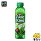 OKF アロエベラキング 500ml ペットボトル 40本入 (20本入×2 まとめ買い) Aloe vera King アロエジュース 葉肉入り アロエベラ