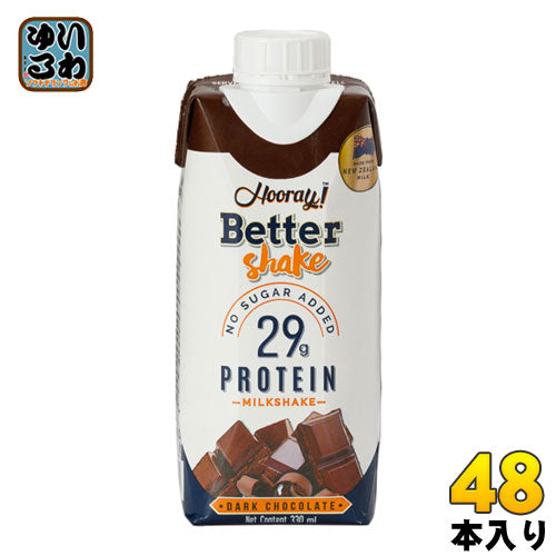 オアシス ベターシェイク プロテインドリンク チョコレート 330ml 紙パック 48本 (12本入×4 まとめ買い)