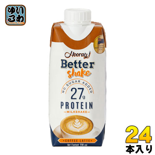 オアシス ベターシェイク プロテインドリンク ラテ 330ml 紙パック 24本 (12本入×2 まとめ買い)