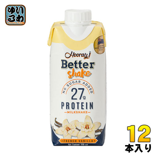 オアシス ベターシェイク プロテインドリンク バニラ 330ml 紙パック 12本入