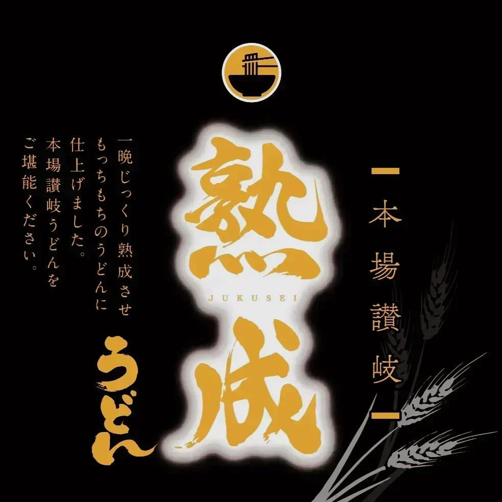 うどん 讃岐うどん 熟成うどん 約６人前 600g (300gx2袋) つゆ付き 送料無料 本場讃岐 純生熟成うどん 太麺 うどん お取り寄せ jukusei6-tuyu