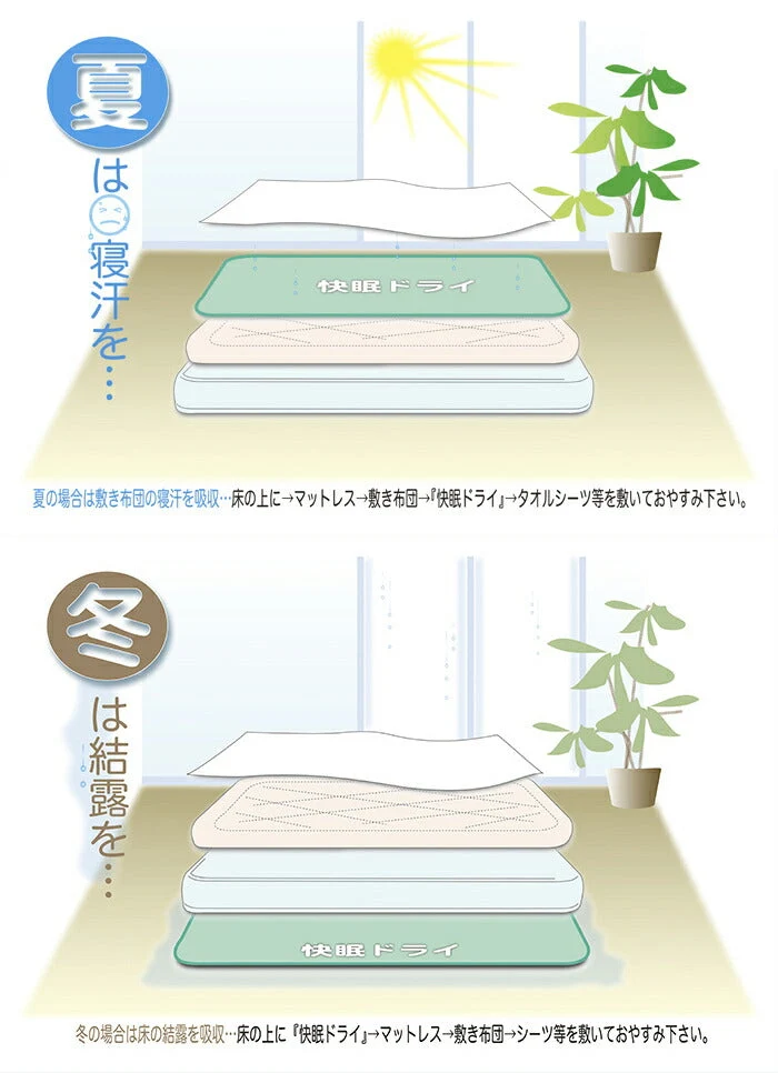 【シングル】テイジン　快眠ドライプラス　プレミアム