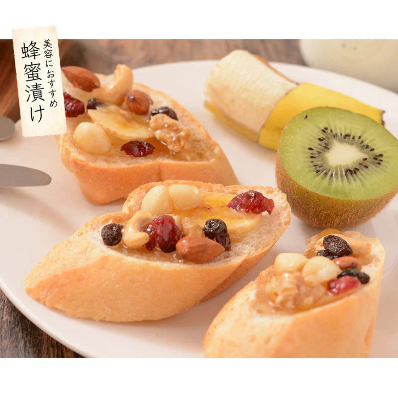 7種のフルーツナッツ 600g ドライフルーツ ミックスナッツ アーモンド カシューナッツ マカダミアナッツ バナナチップス クランベリー 食塩不使用 加工オイル不使用［送料無料］［ポスト投函］ 贈答