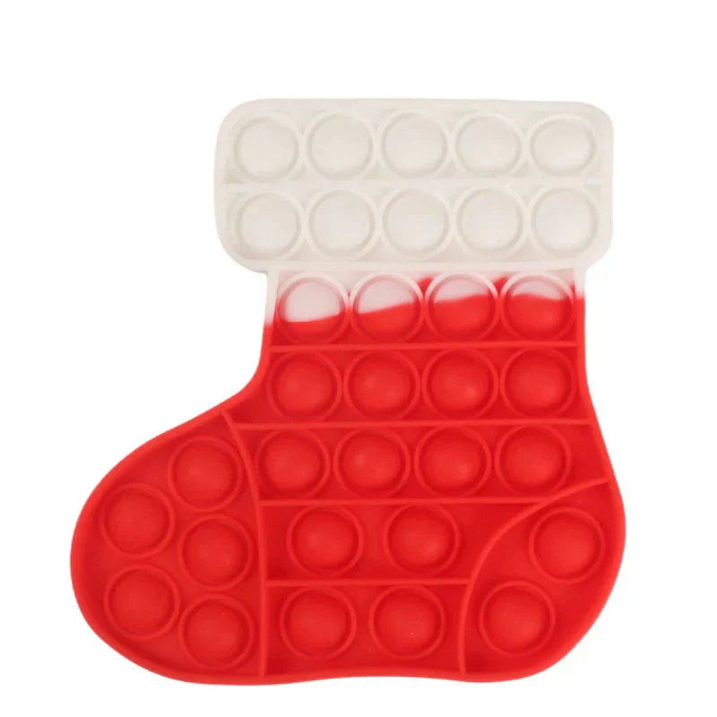 子供 クリスマスプレゼント プッシュポップ アイス カラフル 1枚 虹色 クリスマス バブル大きい 安い パズル 知育玩具 シリコン プチプチ おもちゃ 人気 可愛い