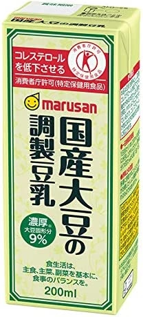 【送料無料】マルサンアイ 国産大豆の調整豆乳 パック 200ml×3ケース/72本
